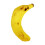 Bananformad tuggleksak för hundar och smådjur 1