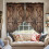 Rod Pocket Window Valance 36 x 36 in Brown 2