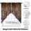 Rod Pocket Window Valance 36 x 36 in Brown 3