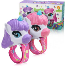 Unicorn Walkie Talkies for Kids 2 Pack with Wrist Strap, Toys for Girls Age 3-10, Long Range 2-Way Radios for Camping, Outdoor Adventure, Birthday