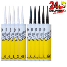 Starchem PU Sealer Adhesive Sealant Glue 310ml Cartridges 5 x Black & 5 x White