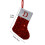 Red Embroidered Letter Christmas Stocking 7.8x5.9in 3