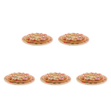 5Stk Kindgerechte Holz Pizza Spielzeug Farbenfrohes Kochspielzeug