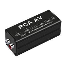 Audio Noise Filter Ground Loop Isolator for RCA Eliminate Hum Buzz Static Car Home Stereo System Car Audio Filter