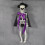 40cm Poseable Halloween Skeleton with Top Hat or Cape 2