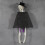 40cm Poseable Halloween Skeleton with Top Hat or Cape 4