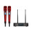 G-MARK GM1. 1 Microphone UHF Frequency Adjustable Handheld Karaoke Mic for Party Show Teaching Red EU Plug 1