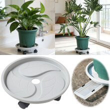 Support pivotant pour plantes sur roulettes – 33 cm
