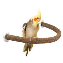 Parrot Wood Perch Swing U-Shape 1 Piece