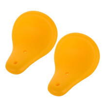 2-Pack Yellow Plastic Seesaw Seats for Outdoor Play