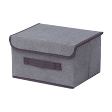 Boîte de rangement pliable non tissée 25 x 19 x 16 cm