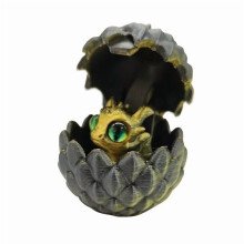 Tacar Mini Dragan agus Uibhe Priontáilte 3D 1 phíosa