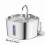 Kattefontene i rustfritt stål, 2,2 l firkantet 1