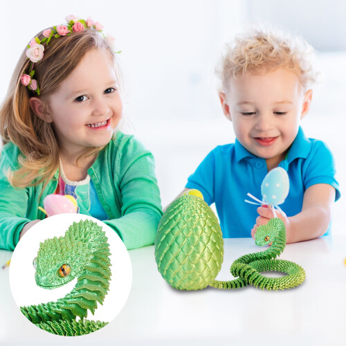 3D-utskrivet, ledat, handgjort leksaksdekorationsset, 2 st