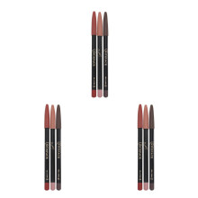 9Pièces Crayons Contour Bois Variées Résistants Eau