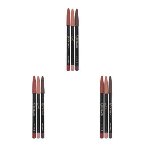 9Stk Bambus Lipliner Vielfältige Farben