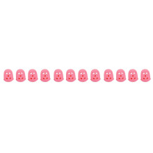 12Stk Gitarren Fingerschutz Silikon Pink Für Banjo Mandoline Ukulele