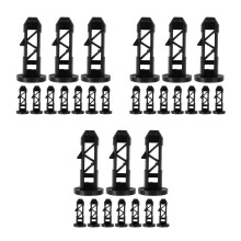 30Stk Abfalleimer Deckel Scharnierstifte Für Mülltonne 240L