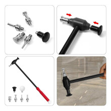 Martello Multitesta In Lega con Manico In Fibra di Carbonio per La Riparazione di Ammaccature Auto Accessori per La Riparazione di Ammaccature Auto