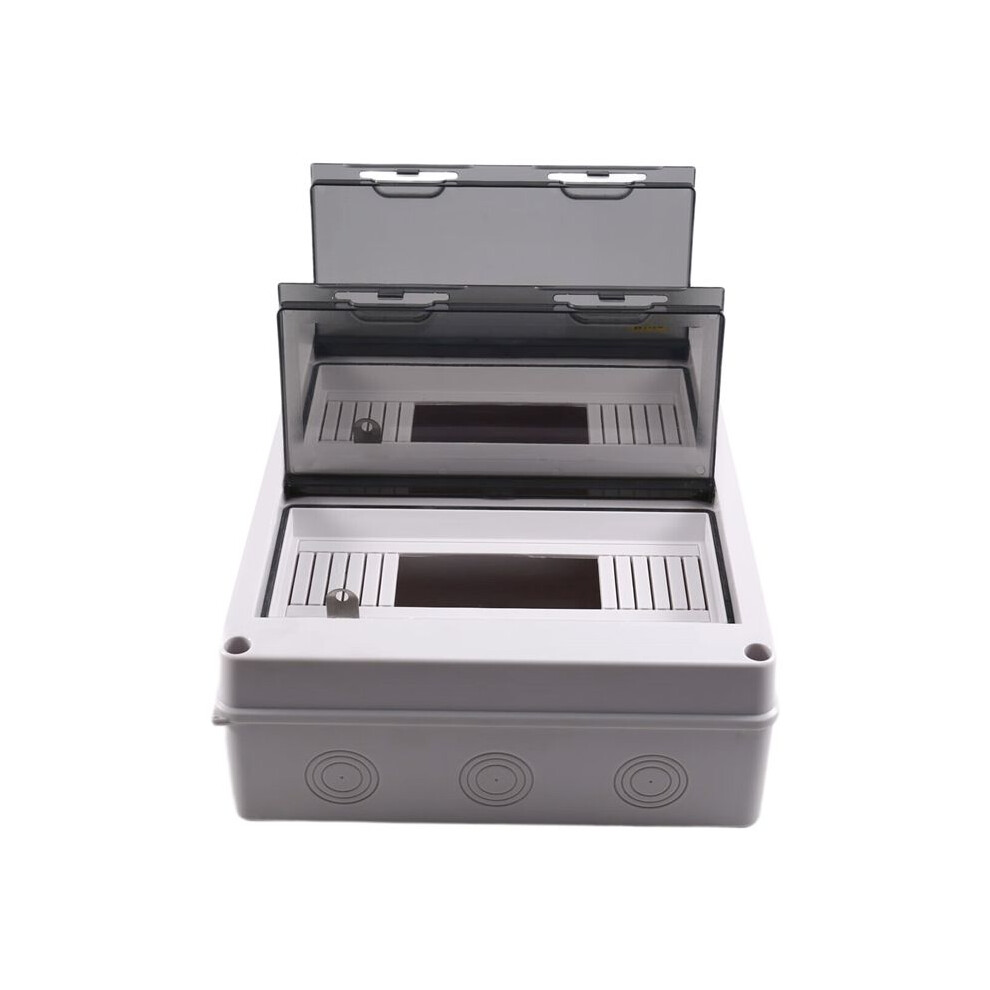 Htseries Junction Box 24Way Ip65waterproof Distribution Box Outdoor Abs Electrical With Lock Piece For Circuit Breaker,A 4713492681638
