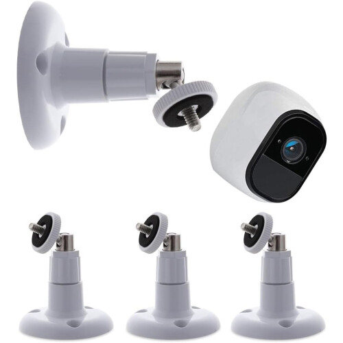 3 Pcs Camera Mount, Wall Bracket, 360 Degree Adjustable Support Outdoor Indoor Camera Mount