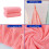 Ensemble de 2 serviettes de bain en velours filé, douces et absorbantes. 4