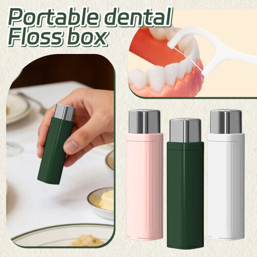 Automatic Floss Dispenser Portable Dental Floss Picks Case 2