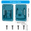 Supporti da parete in ABS per utensili cordless da 18 V (5 pezzi) 3