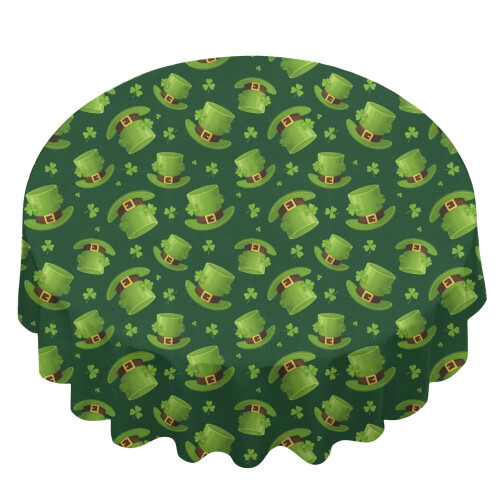 60 Inch Round Polyester Tablecloth 1