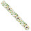 White Pattern Faux Linen Table Runner 13.8 x 108 in 1