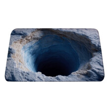 3D Optische Illusie Tapijt – Vortex Design, Antislip, 60x40cm