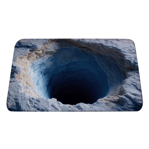 3D Optische Illusie Tapijt – Vortex Design, Antislip, 60x40cm