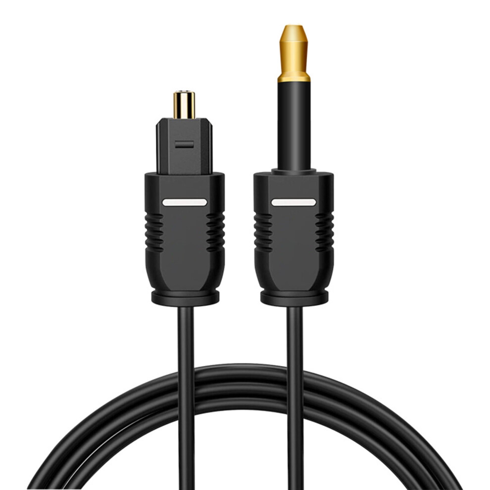 Optical To Conversion Cord 192Khz Sound Adapter Simple To Use For Connecting Optical Outputs To 3.5Mm Inputs 9426043127015