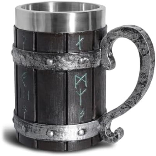 Nordisk Viking Rune Krus Rustfrit Stål 18oz