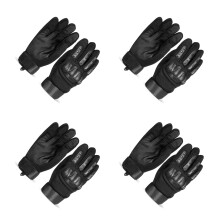 4Paare Vielseitige Fahrrad- Und Motorradhandschuhe Herren Aus Leder