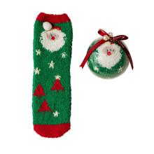Set regalo invernale di calze da donna calde e spesse.
