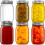 16 oz Regular Mouth Mason Jars with Lids (6 pcs) 1