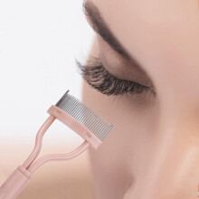 Mascara separator mascara comb mascara separator tool mascara brush separator mascara brush separator curved design eye black applicator with cover