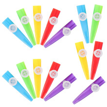 15Pcs Kazoo Musical Instrument Plastic Toy Instrument Musical Learning Outdoor Use