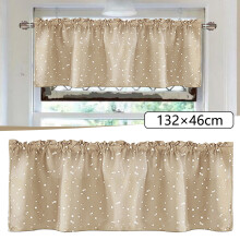 Curtain,Star Curtains Short Curtains Small Curtains Rod Curtains Kitchen Coffee Curtains Bedroom Curtains Lace Curtains 52 X 18 Inch 1 Panels