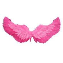 Multicolor Angel Feather Floating Wings for Mardi Gras, Masquerade & Parties – Elastic Straps, Photo Prop, Gift (31.49x15.74")