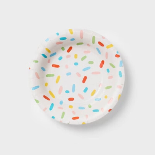 20ct Sprinkle Snack Plates - Spritz
