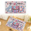Blue Cupcake Heart Kitchen Mat Set 1