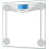 Digital Bathroom Scale with Blue Backlit LCD, 400 lb 1