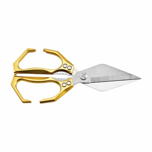 Ciseaux de cuisine robustes en acier inoxydable – Usage multiple,