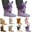 3D-Tierstricksocken aus Baumwolle, Unisex, Paar 1