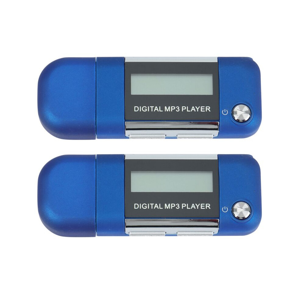 2X Mp3 Player 4Gb U Disk Music Player Supports Replaceable Aaa Battery, Recording () 6132050877258