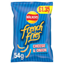 Walkers French Frie Cheese Onion 54g (Pack of 18)