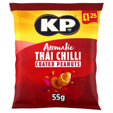 KP Aromatic Thai Chilli Coated 55g (Pack of 16)