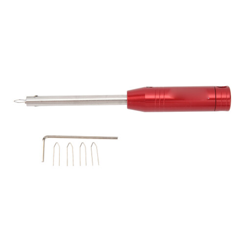 Bicycle Spoke Cap Tool Red Aluminum Alloy Wrench 1